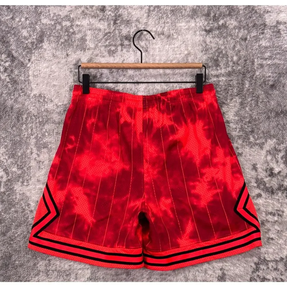 Nike Jordan Diamond Core Shorts Small Womens Heritage Loose Fit Bright Red Black